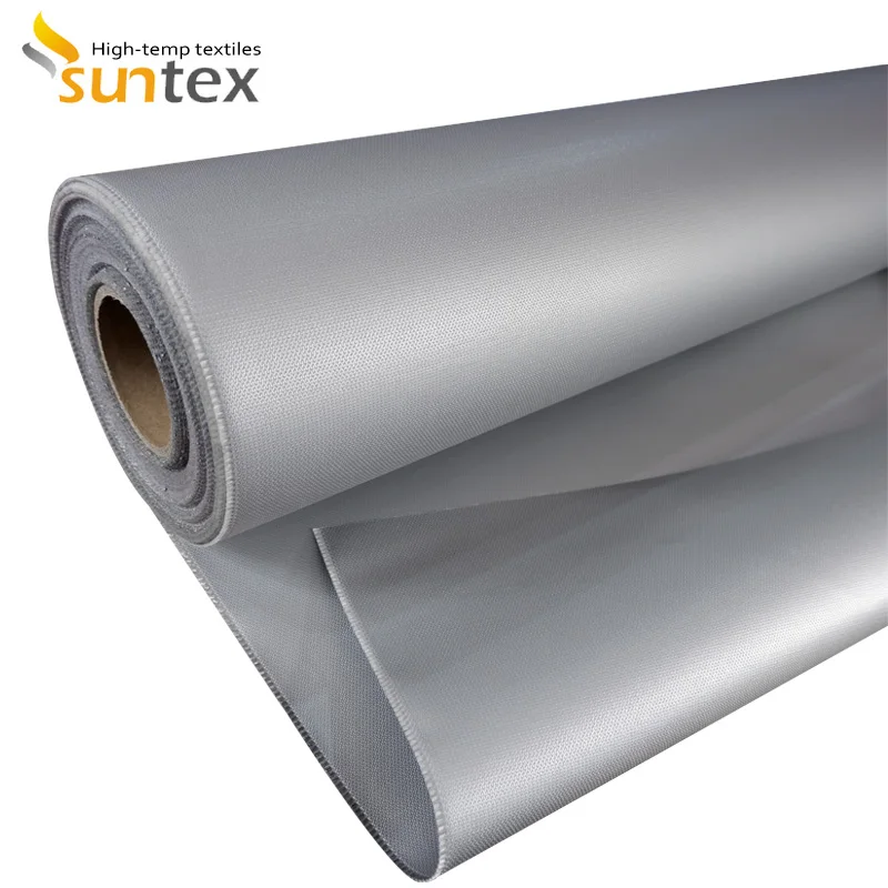 heat resistant high temperature flame retardant fireproof fire resistant coated cloth fiberglass fabric