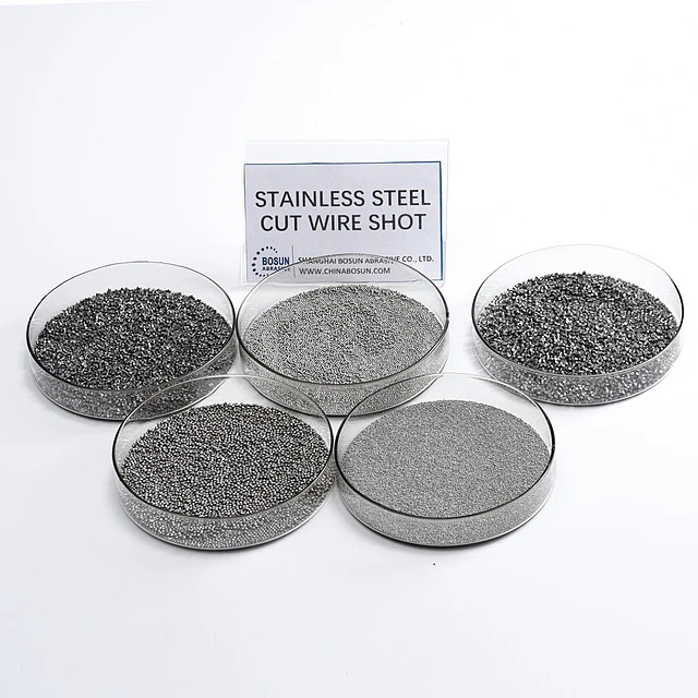 SUS430 Cast Stainless Steel Shot 0.6-2.0MM for Light Colored Metal Blasting