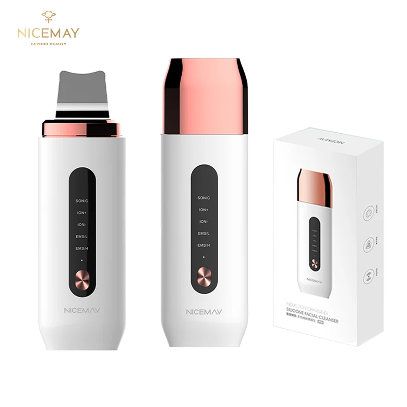 Electric Dead Skin Facial Peeling Machine Professional Ultrasonic Face Cleaning Spatula plasma beauty device