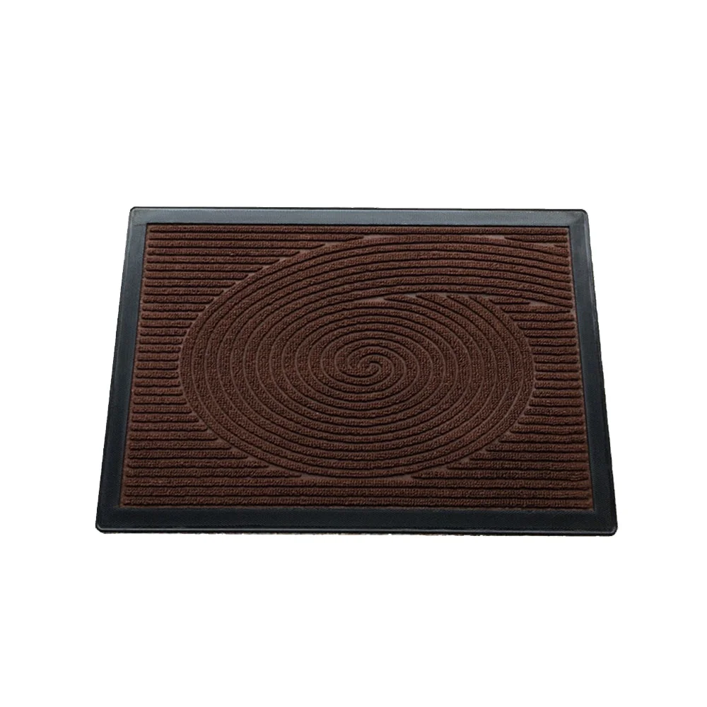 pp entrance rubber edge doormat with high quality