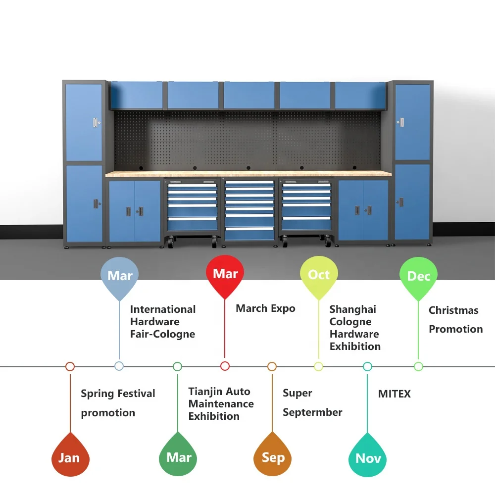 Durable Garage Workshop Wood Multifunction Tool Table Steel Workbench tabletop with pegboard Space-saving foldable work desk