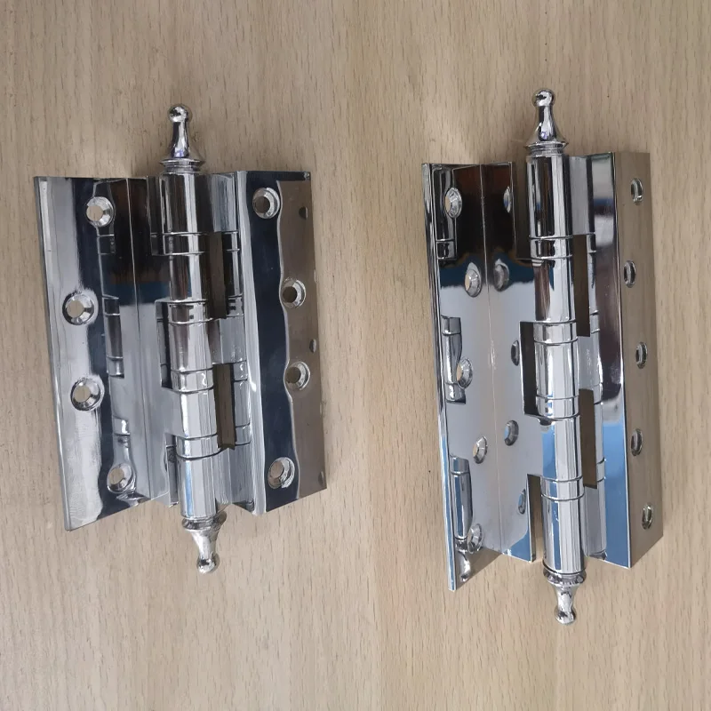 Koppalive modern 4 inch 5 inch Brass Cranked Folding Ball Bearing Bending Door Hinges