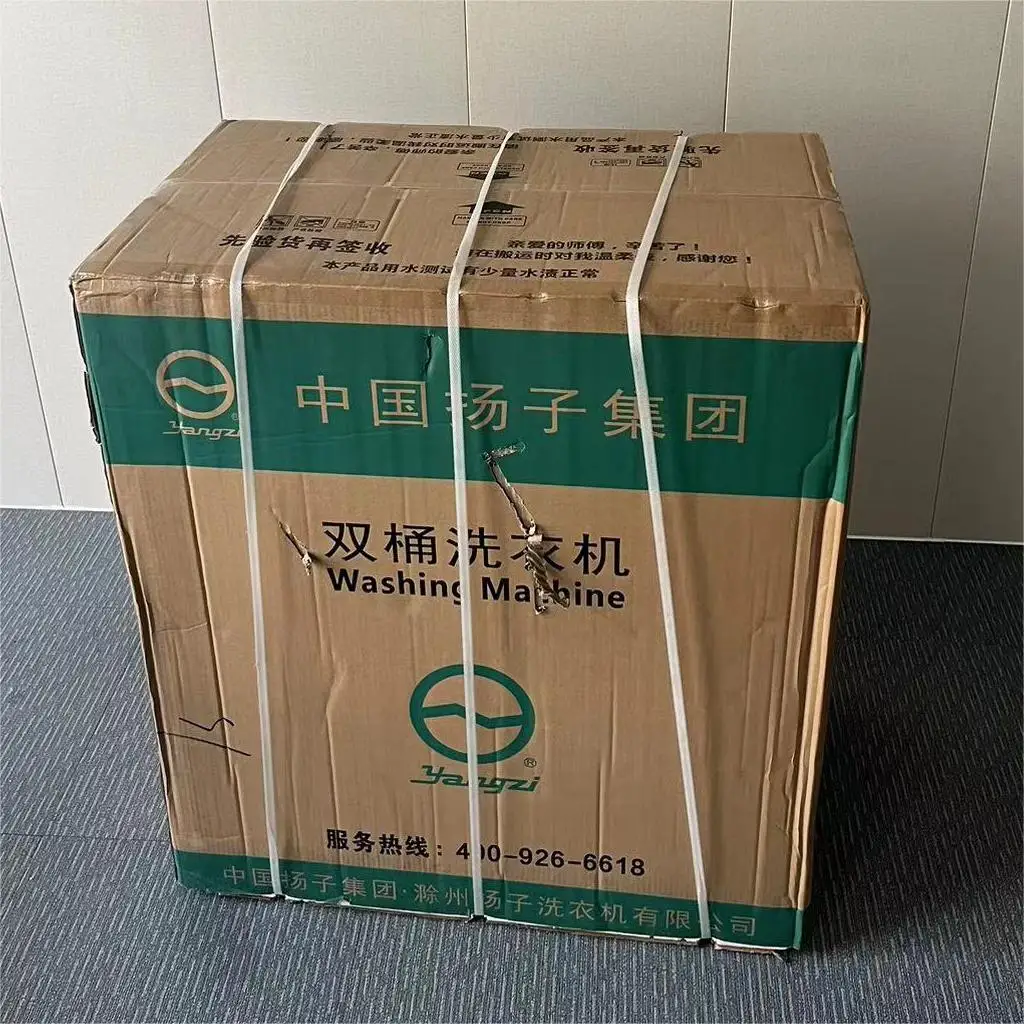 10kg  large capacity double steel washing machine, household semi-automatic double drum washing machine, washing and drying