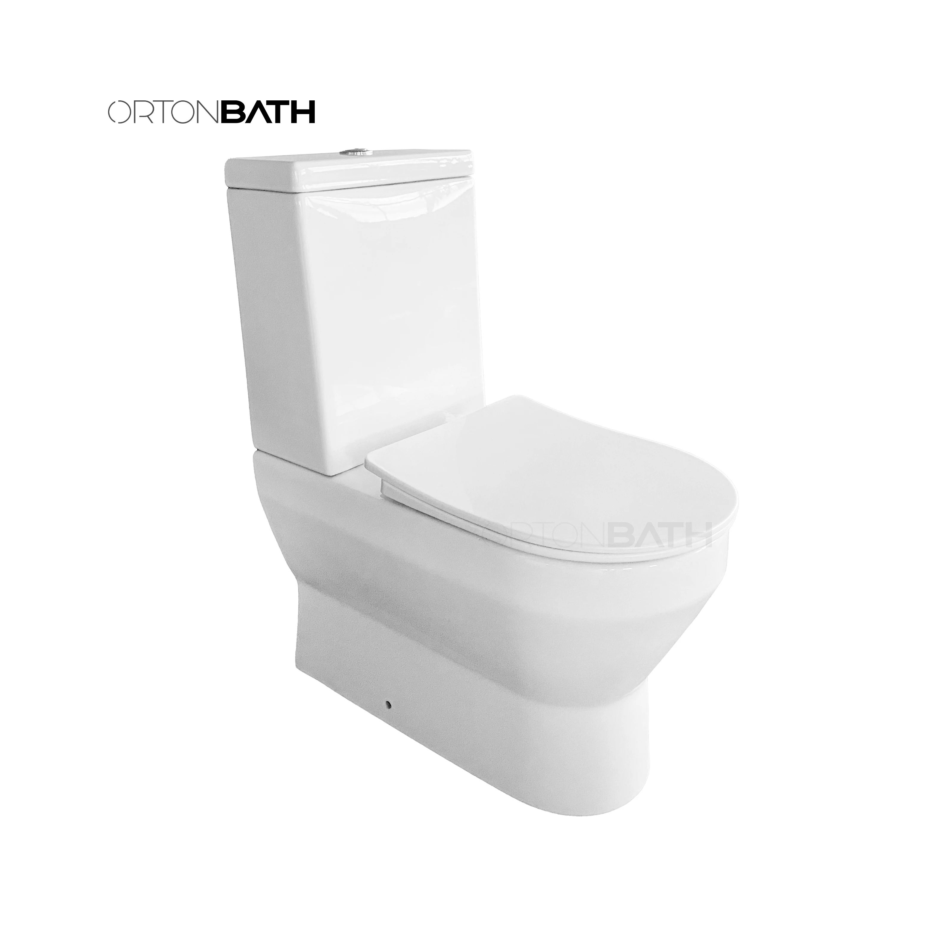 Удлиненный двухкомпонентный унитаз ORTONBATH