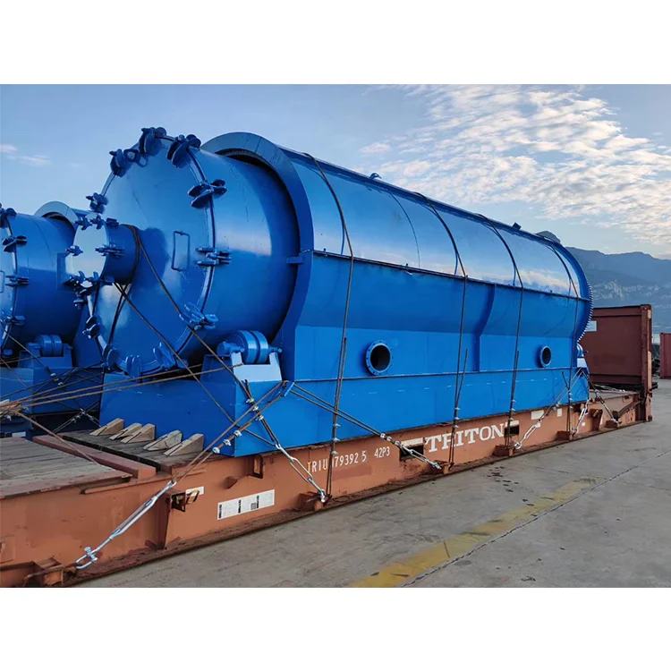 Dedusting Device System Tire Pyrolysis Plant Tyre Rubber Pyrolysis To Fuel Oil