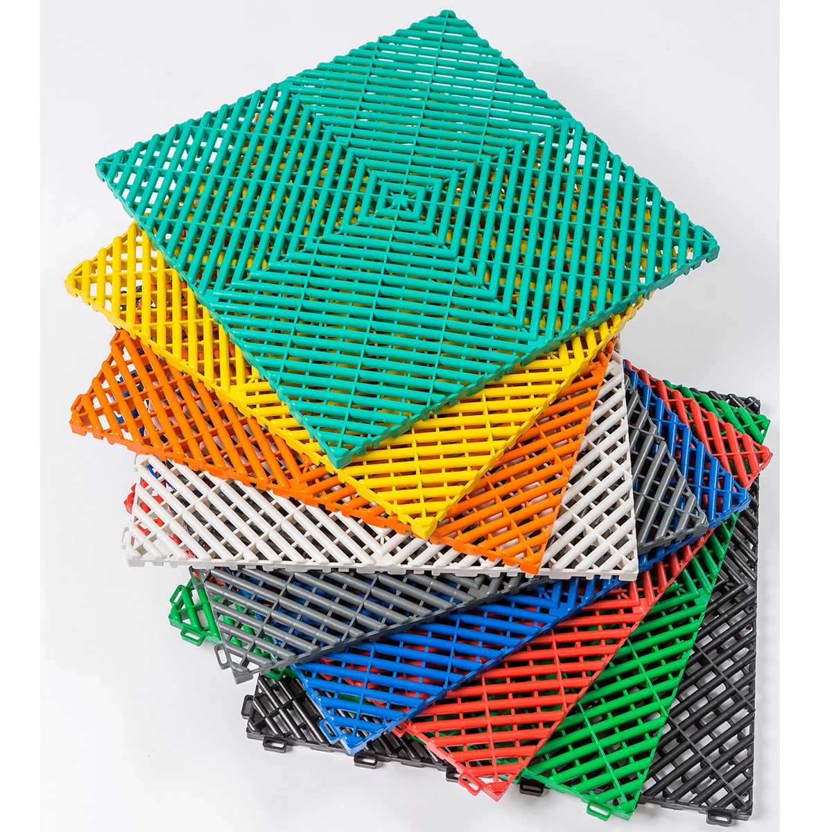 Eco-friendly Customization Custom Workshop Granite Garage Floor Tiles For Sale Interlock Garage Floor Tiles Mats