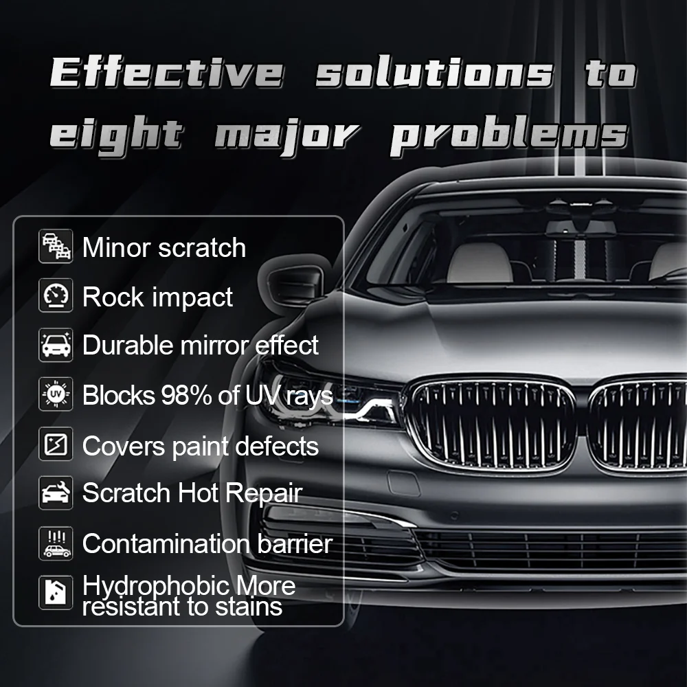 KSA car TPUPPF transparent invisible car cover film full car paint protection film invisible anti-scratch