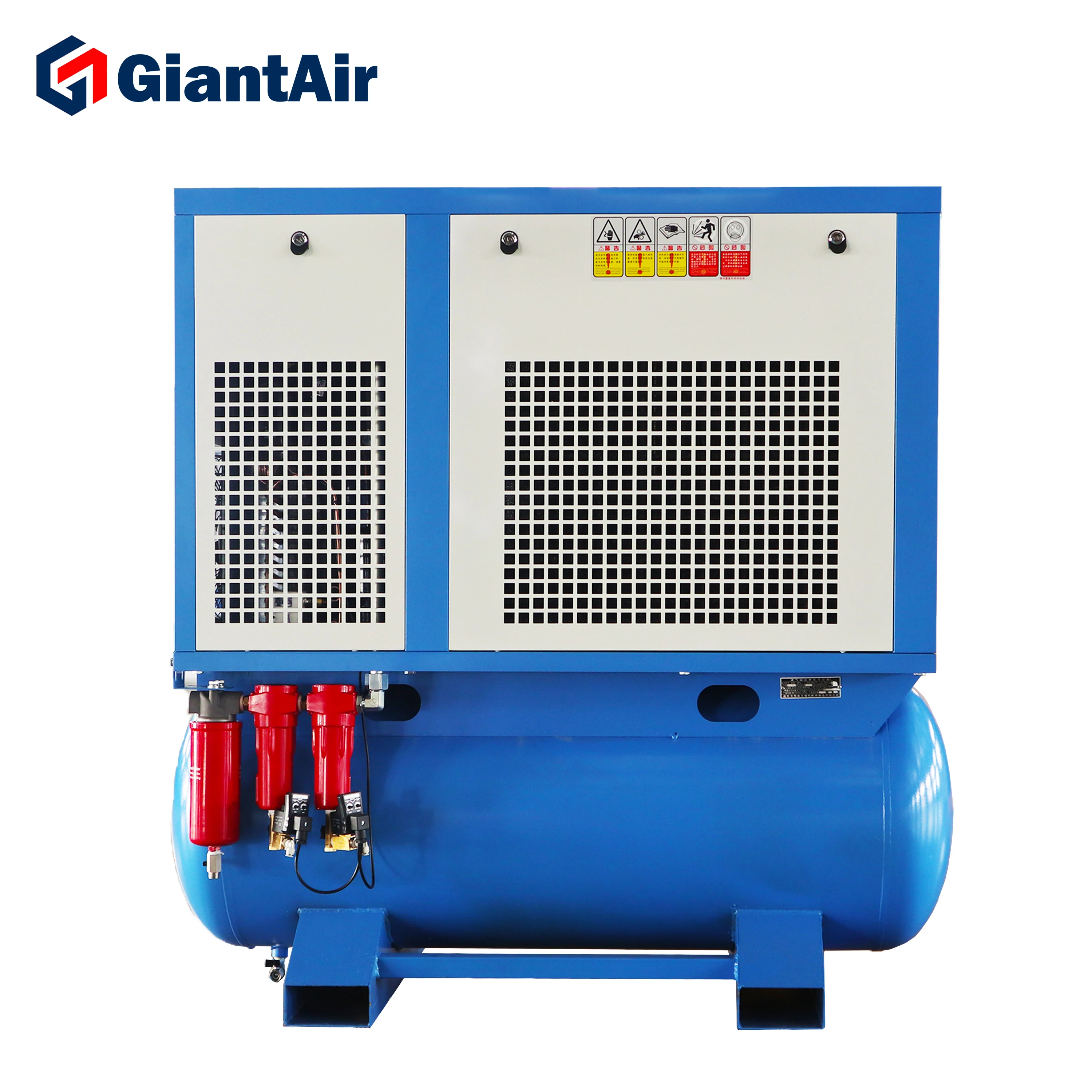 GiantAir Universal Product 22kw Industrial Compressor 30 Hp 3.2m3/min 114cfm Screw Air Compressor with Air Dryer