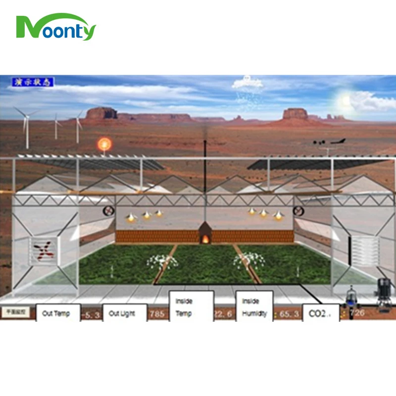Agricultural Equipment Greenhouses With Hydroponics System