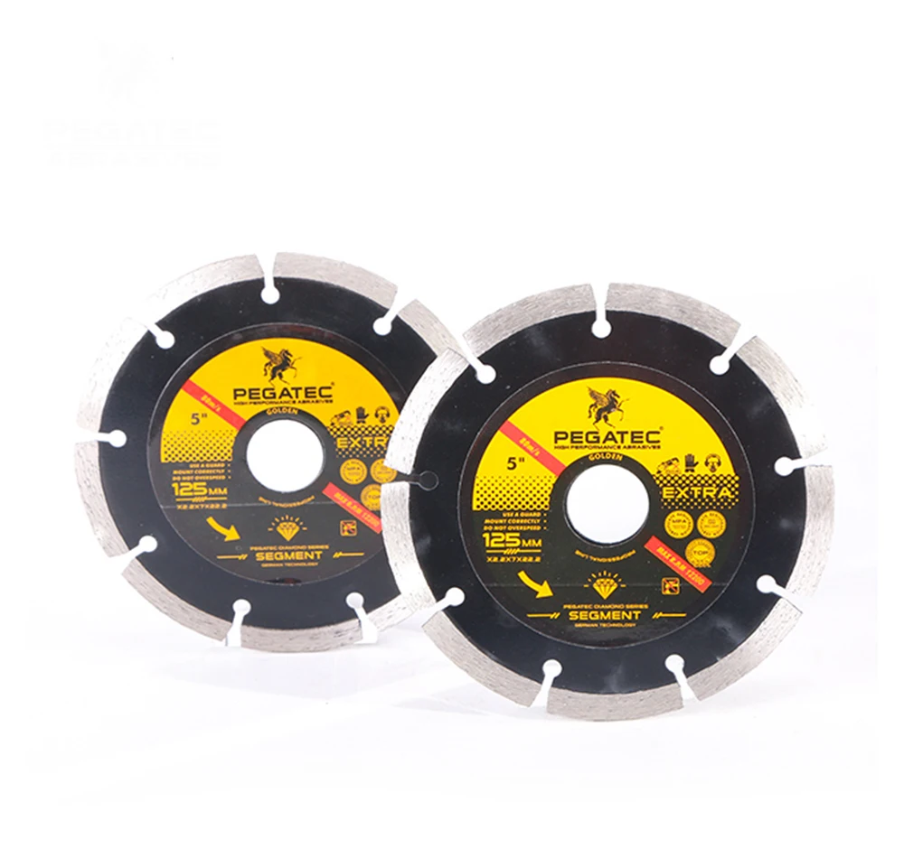 125 мм, сегментный Алмазный бензопила PEGATEC