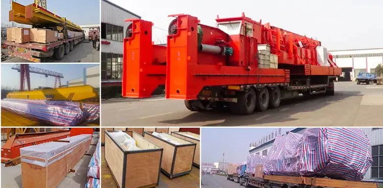 Outdoor Rail Mounted Double Girder Gantry Crane 30 ton