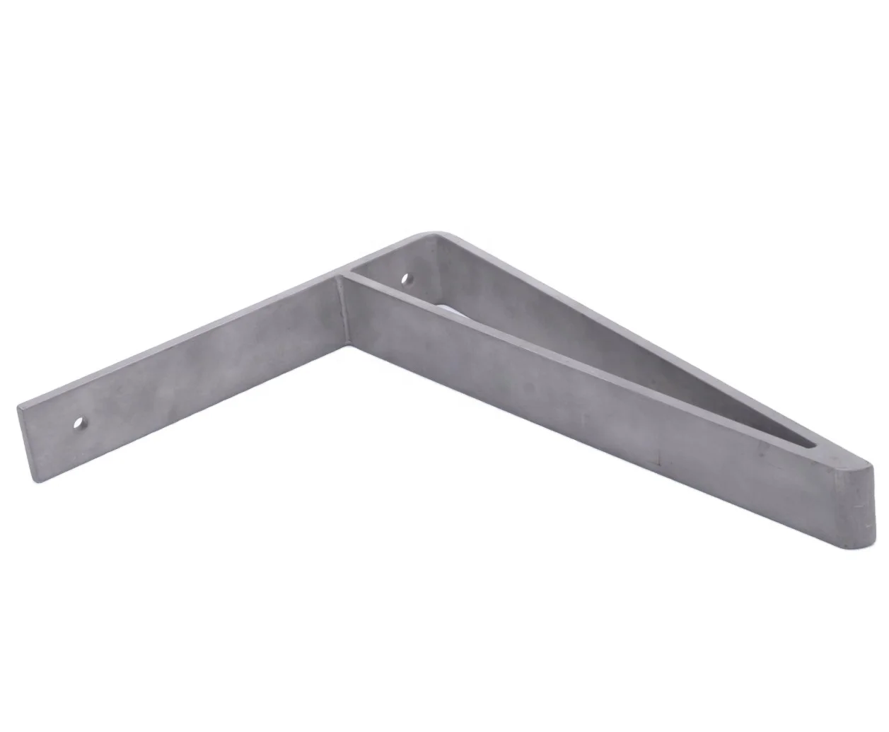 Custom Made Sheet Metal Stainless Steel I Shape Fold Bracket Flat Straight Brace Brackets Triangle Folding Bracket