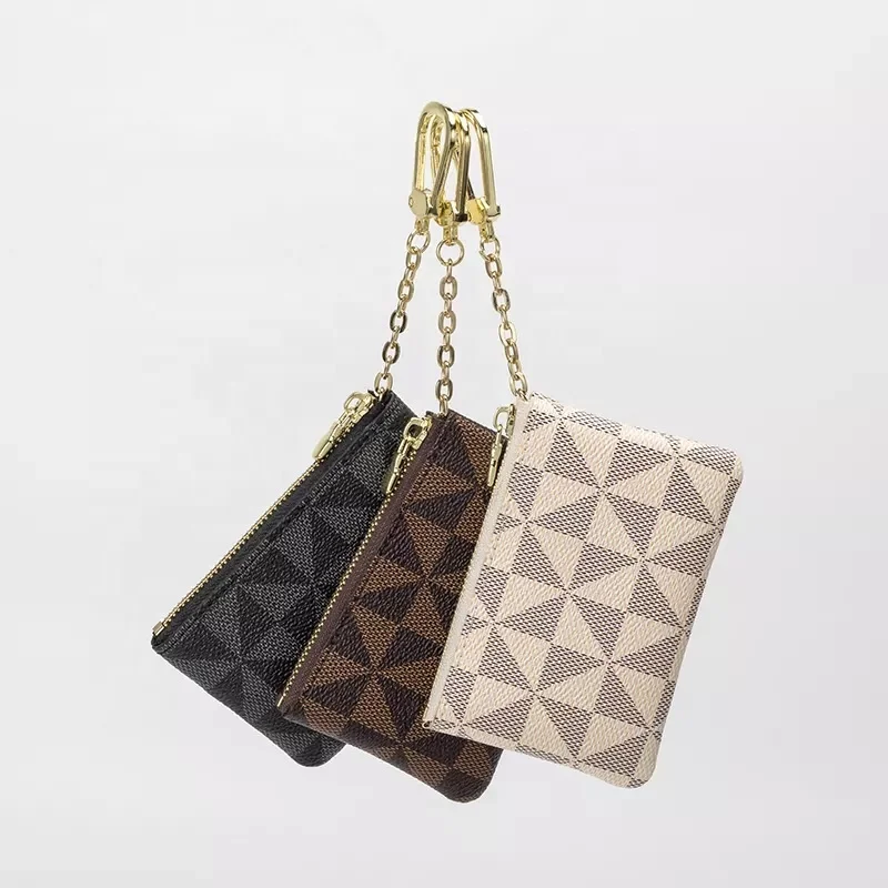 Hot selling cute coin bag small fresh girls short purse with zipper designers luxury wallet hand hold coin purse money bag