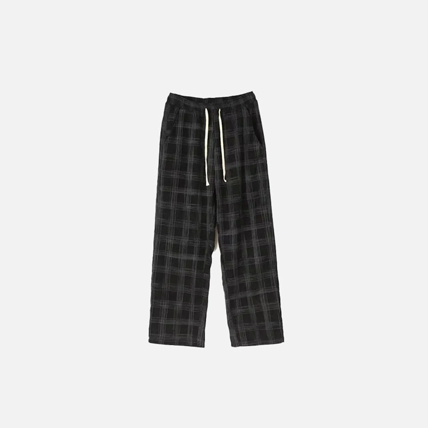 Custom Streetwear Customizers Fashionable English Plaid Work pants For Man