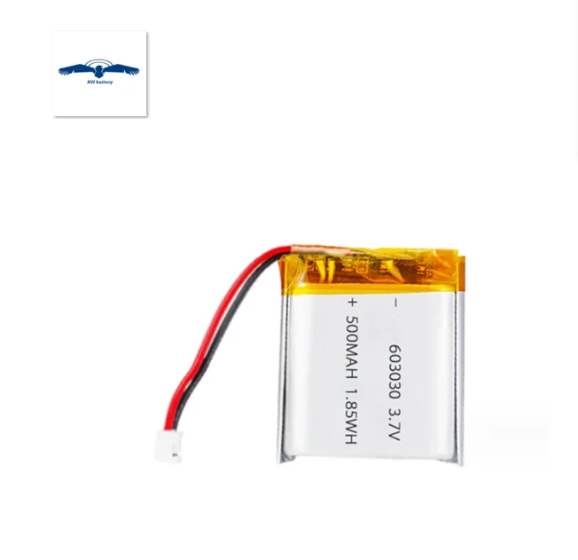 Новый 2024 Заводская 603030 500 мАч 3 7 В литий-ионный аккумулятор настройка UN38.3 MSDS отчет о доставке