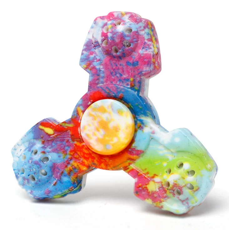 
Children patterned three leaf fingertip gyro decompression finger tip gyro toys 