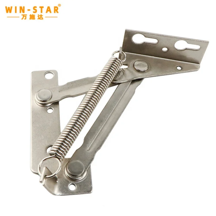 WINSTAR hot sale iron nickel plating Bed Sofa Hinges lift storage mechanism hinge