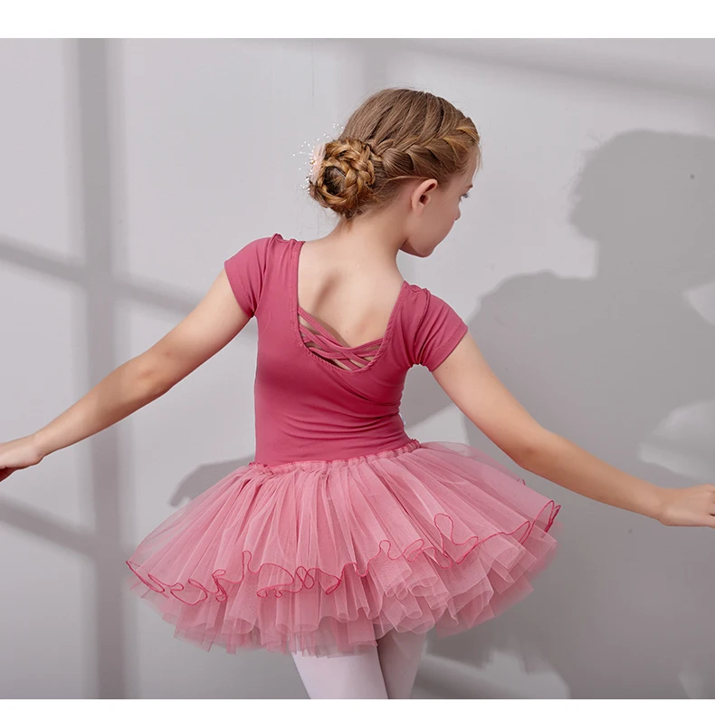 spandex gymnastics leotards for girl Toddler Dance Costumes Outfit for Kids leotardo ballet gymnastics-leotard