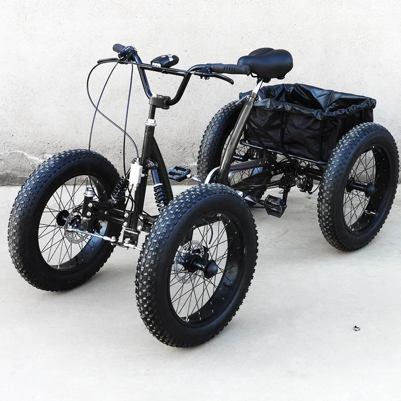 Fat Tire Off-road Pedal Quad Bike Snow Four-wheeler Bike