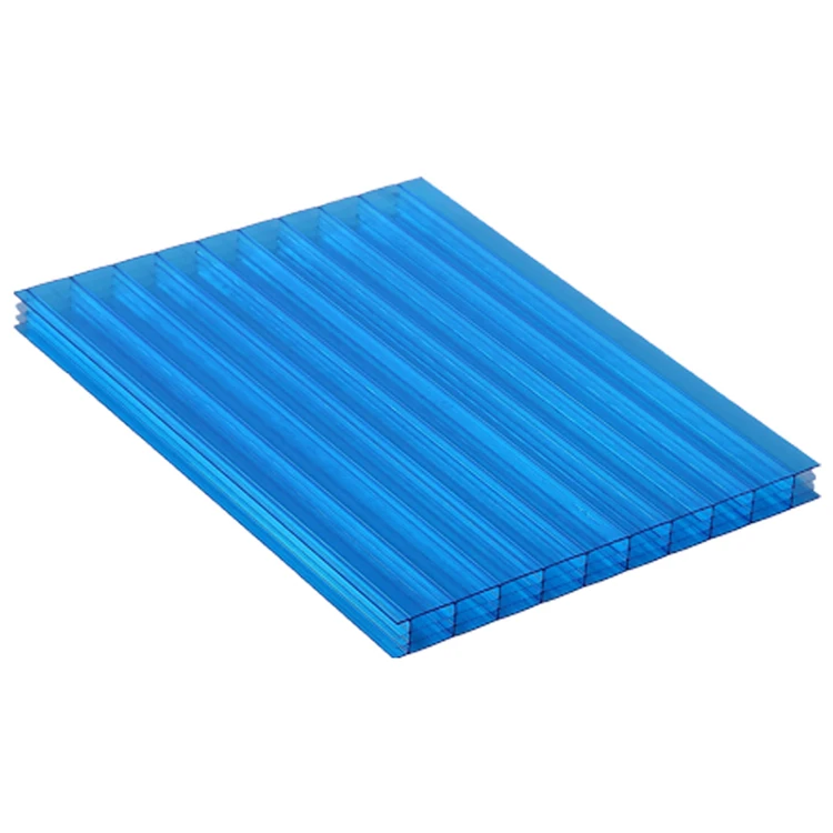 Durable Polycarbonate Hollow/policarbonate Roofing Sheet Twin Wall  Sheet For Skylight Roofing