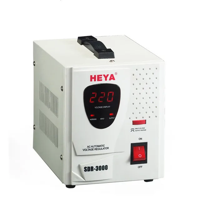 Hot Selling SDR-3000VA Single Phase CPU-Based Digital Circuit Relay LED Display Variac Transformer 220V Home Appliance