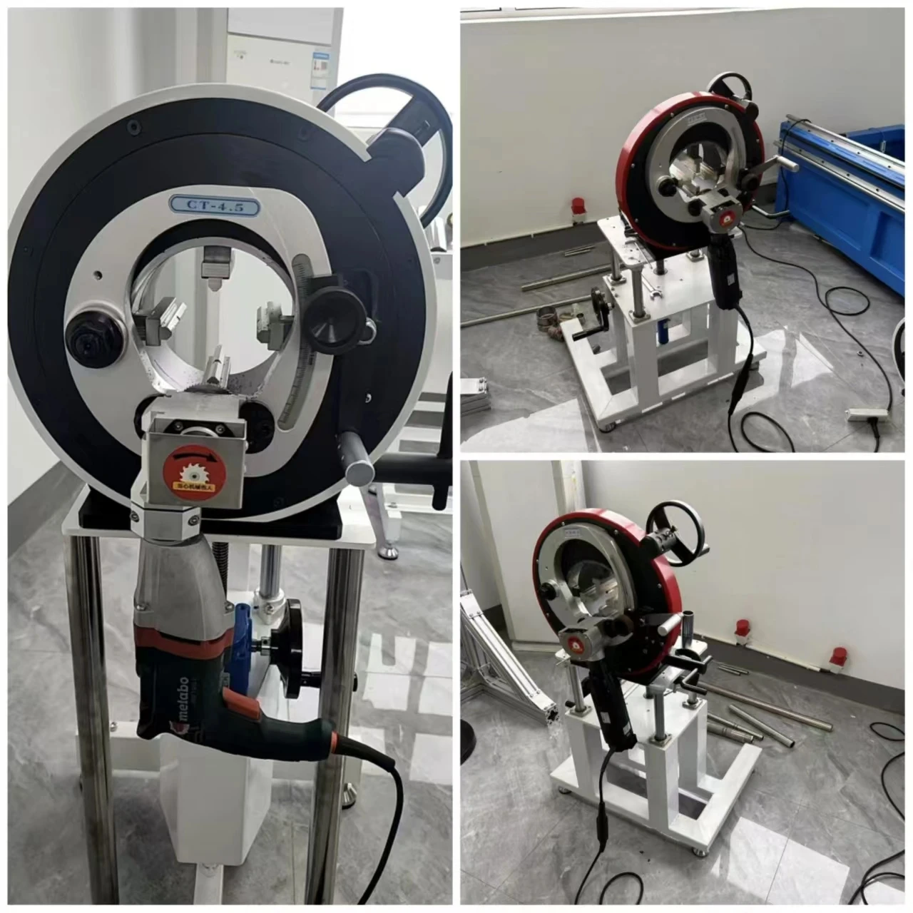Composite pipe planetary pipe cutter high speed adjustable planetary metal pipe cutting machine