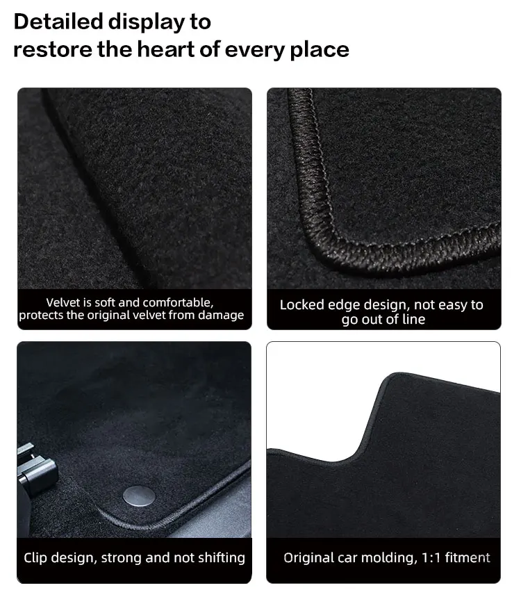 SONSANG 3d Floor Upholstery Mat Custom Foot Liner Cars Carpet for Leapmotor Car Mats