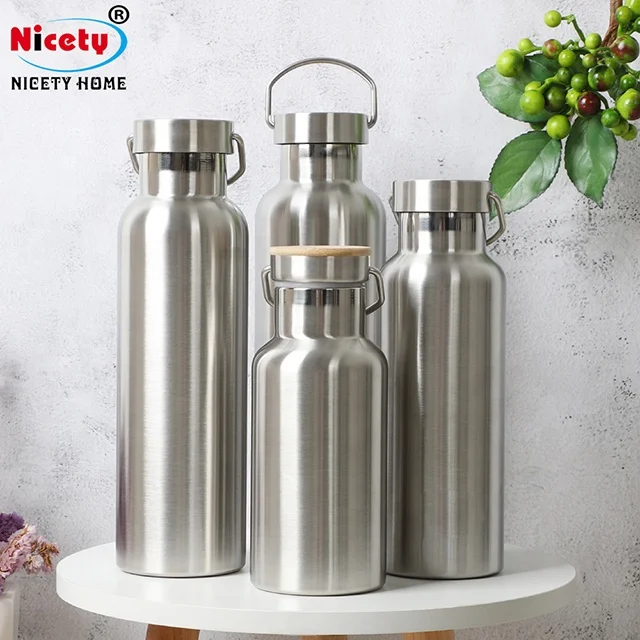 Спортивная бутылка для воды из нержавеющей стали, Детская Изолированная бутылка для взрослых с пользовательским логотипом