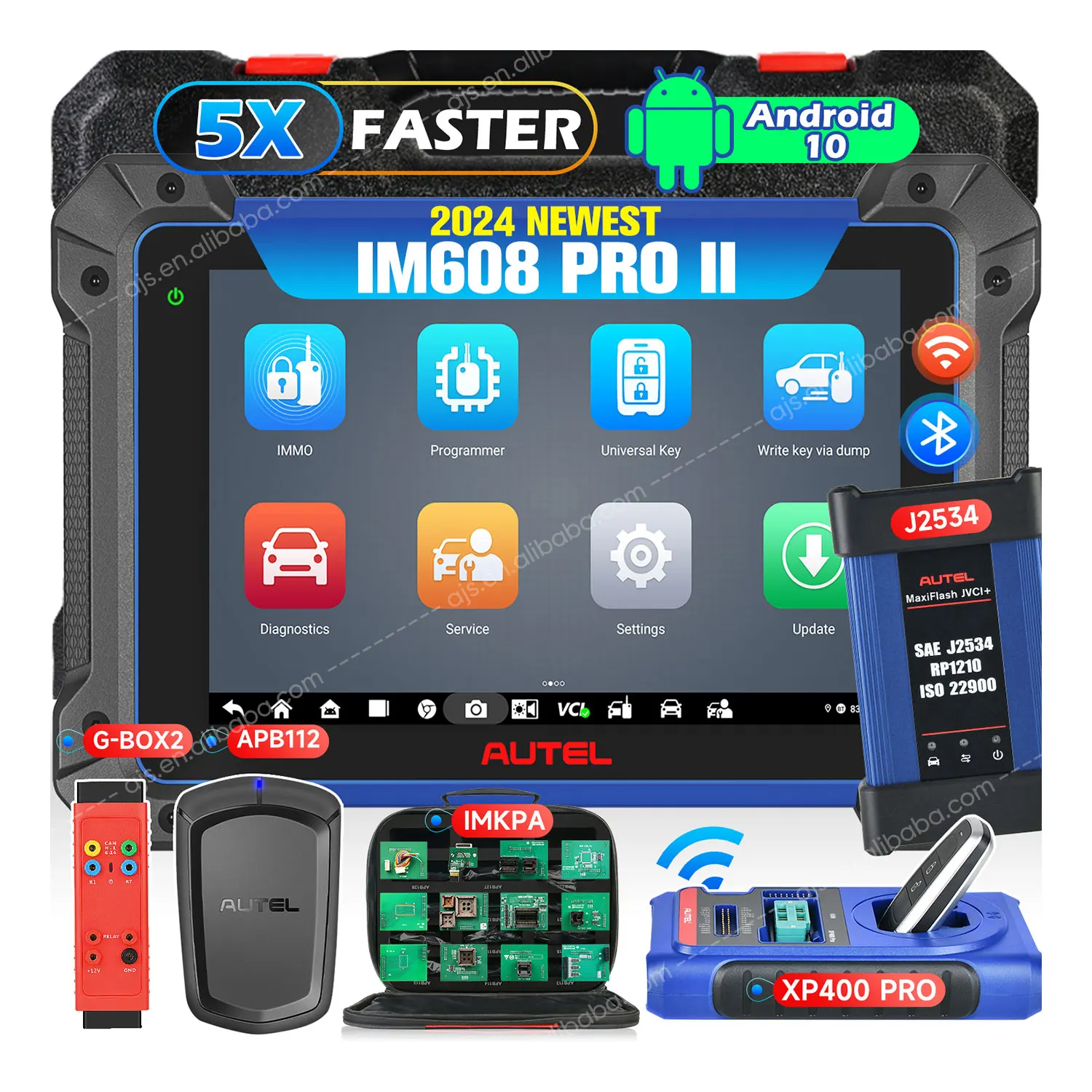 Autel MaxiIM IM 608 PRO II 2 Car Key Programming IM608S IM608 PRO2 IKey Programmer XP400PRO Vehicle OBD2 Scanner Diagnostic Tool