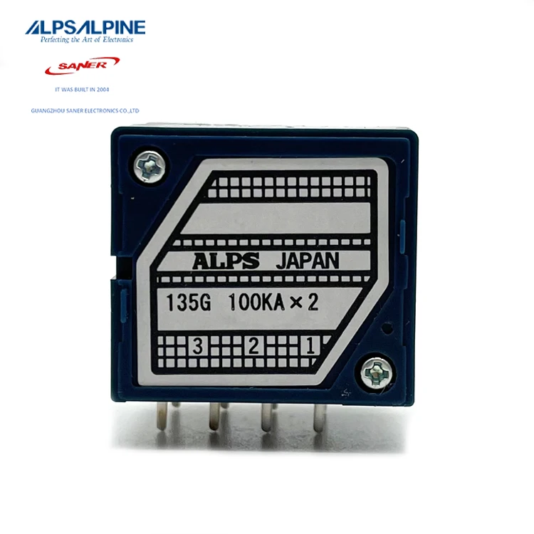 Поворотные потенциометры ALPS RK27112A008V 100 кА металлический вал тип 8 Pin серия RK27