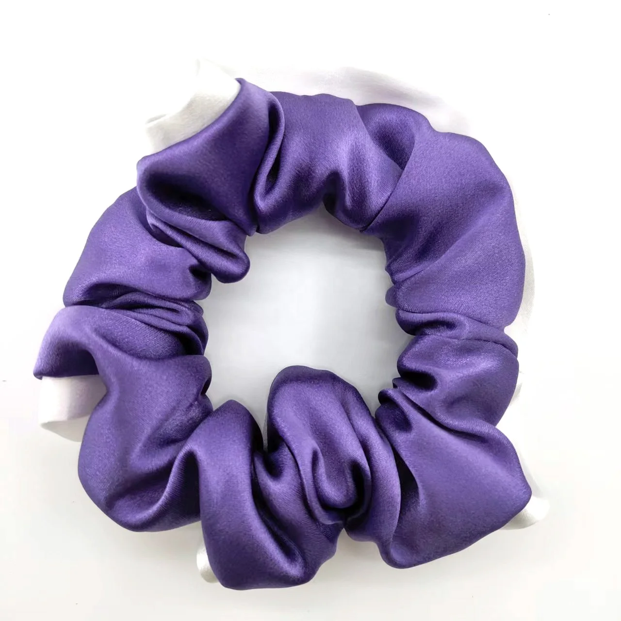 Private Label Multi-color Silk Scrunchie 19momme Size 100% Pure Silk Hair Tie