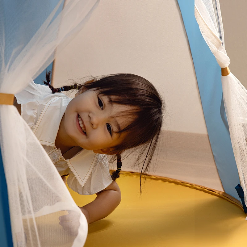 Astronaut Tent for Baby Outdoor Canopy Travel and Camping Babies Teepee Kids Children 100% Polyester