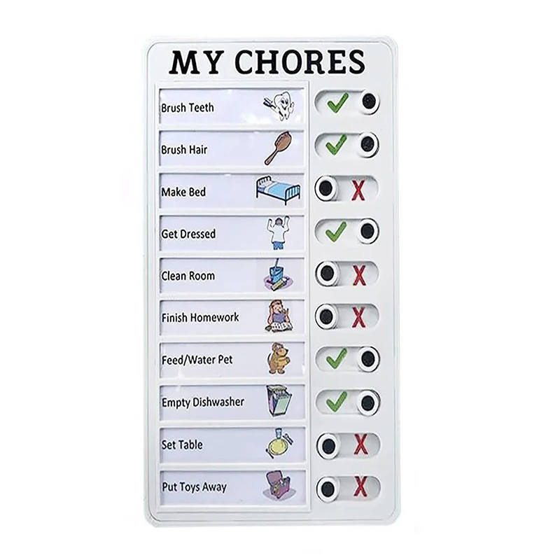 Portable Chore Chart Memo Board Planning Reminder Chart