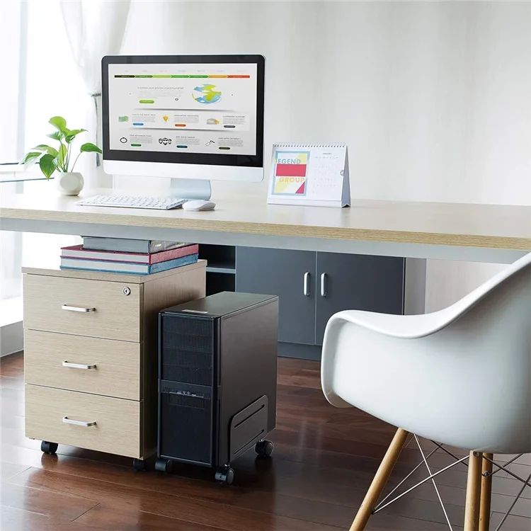 ADJUSTABLE COMPUTER TOWER, CPU STAND CART AND MOBILE PC HOLDER