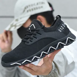 Распродажа, Всесезонная дышащая сетчатая неразрушаемая Рабочая защитная обувь со стальным носком, безопасная рабочая обувь для активного отдыха