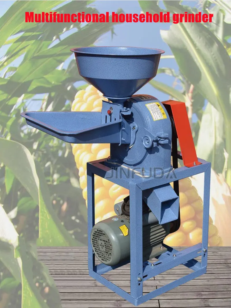 Multi-function  dry grinder for small grains Commercial powder grinding machine feed processing machine