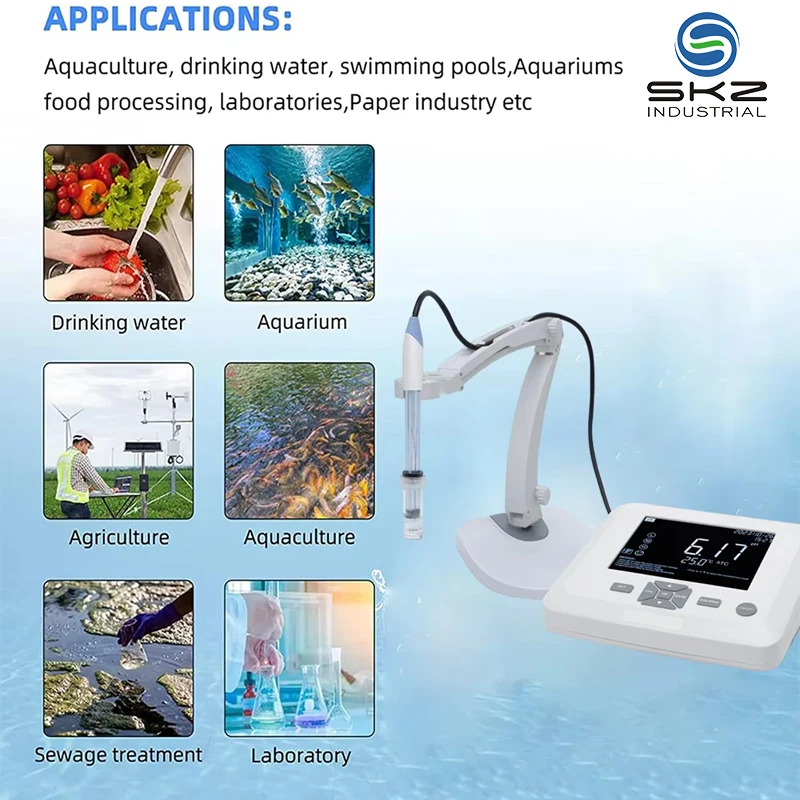 PH100 Laboratory Benchtop 3-in-1 Automatic Calibration PH TDS Meter Portable Conductivity Meter Industrial Use OEM/ODM/OBM