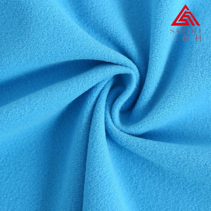 220 gsm tricot super poly for track suit/uniform