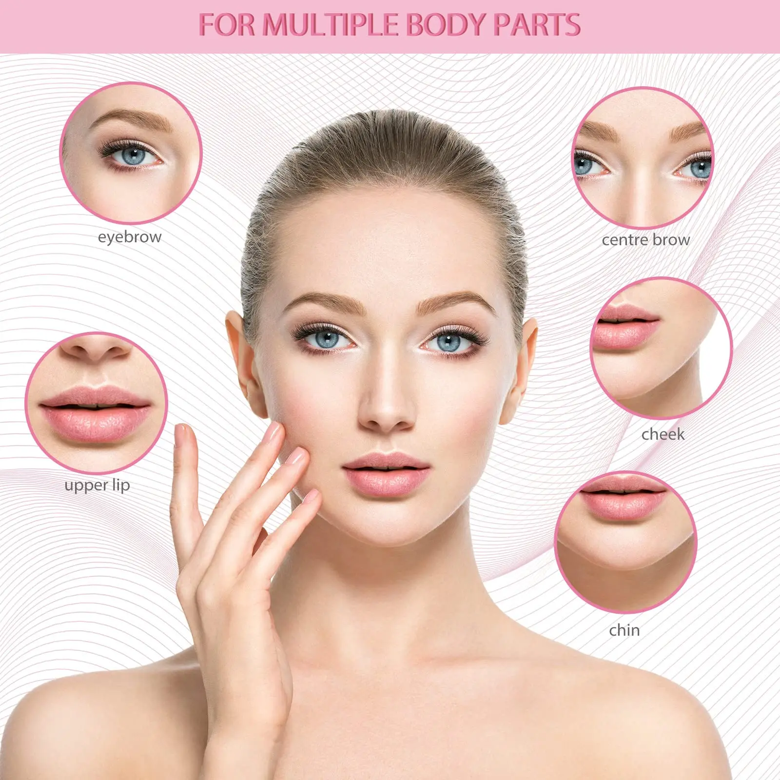 Hot Sale Nonwoven Body Hair Removal Wax Strips Rapid Effective Depilation