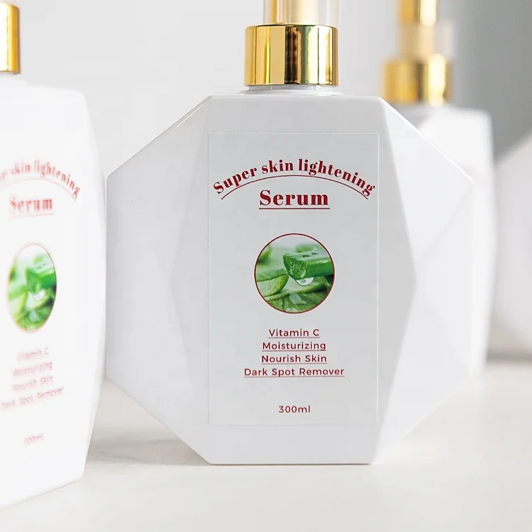 privated label dark spot correcting 300ml super skin ligthtening serum face serum aloe vera gel