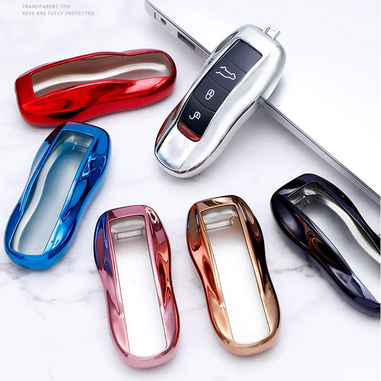 Hot Selling New Tpu Car Key Cover For Porsche Panamera Cayenne 958 Macan 718 911 Boxster Cayman Car-styling Car Key Case