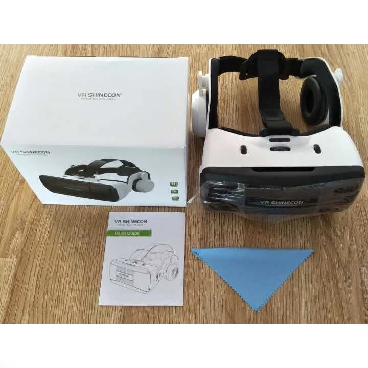 VR Virtual Reality 3D Video Glasses Box Stereo VR Google Helmet Headset for IOS Android Smartphone