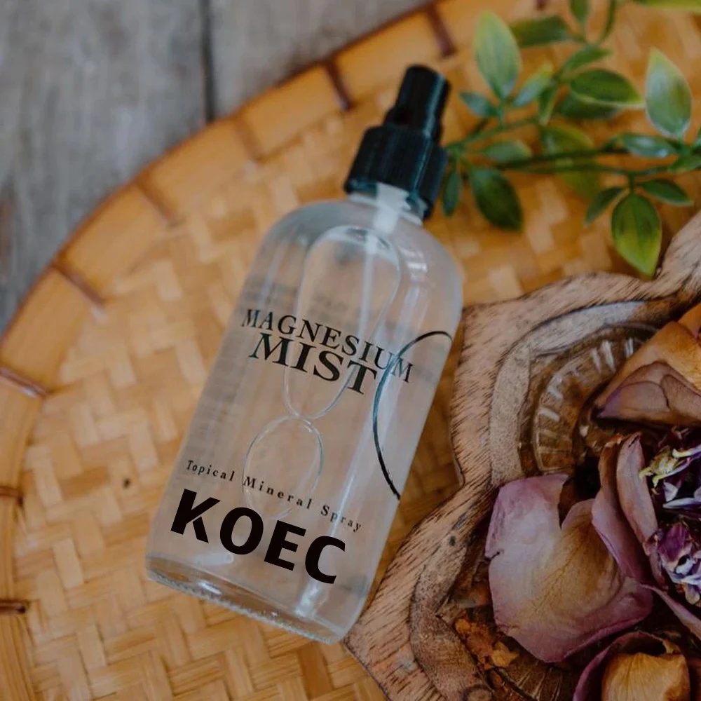 OEM Magnesium Mist Improve Health with Magnesium & Grounding Oils Recharge Relax Renew Accept Customized Logo