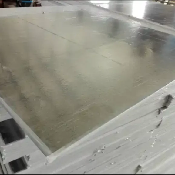 PVC facing gypsum ceiling panel with aluminium foil backing suitable for suspended ceiling natatorium  hospitals