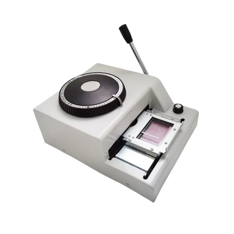 Multifunctional PVC Card Embossing Machine Manual for Plastic Card Coding & Printing