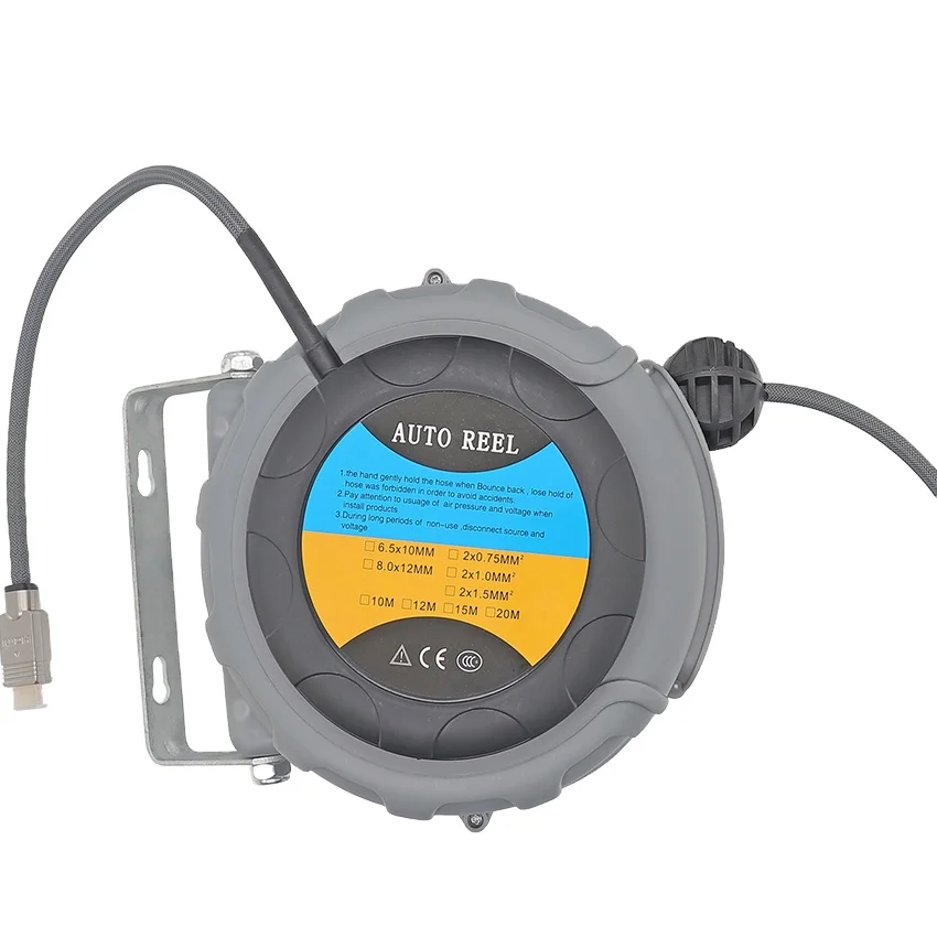 Катушка для кабеля CAN CAT5 CAT6 Auto, катушка для передачи данных Ethernet, барабанная пружинная приводная Катушка кабеля abs