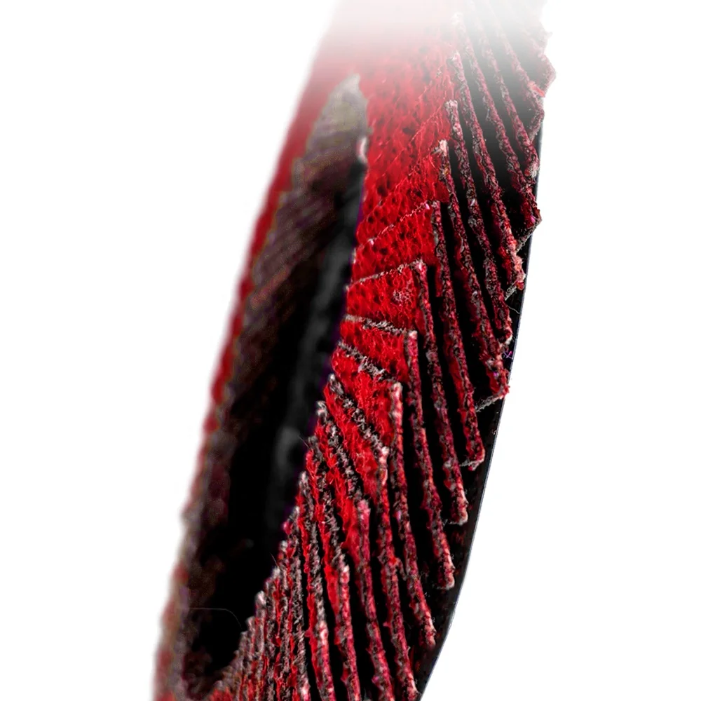 115*22.2 mm Fused Alumina Zirconia Fillet Weld Upgraded Abrasive Cloth Flap Disc Type Flat Wheel Design