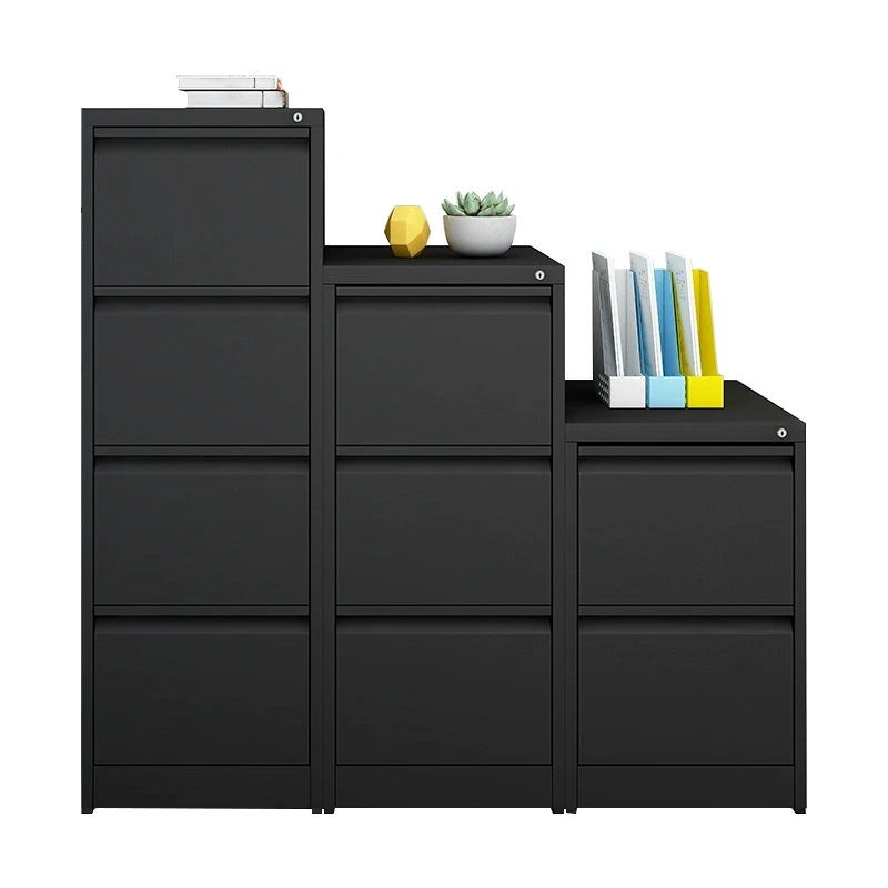 Office Furniture File Cabinet Drawers Steel Locker Iron Storage Fireproof Office Vertical Filing Cabinets