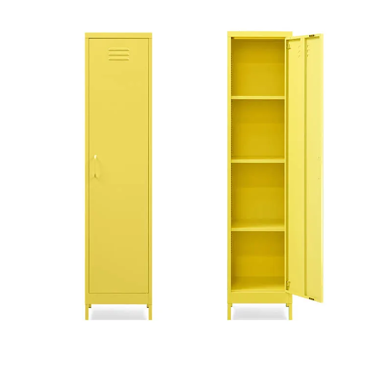 Luoyang Factory KD structure Home Furniture Metal Storage Bedroom Almira Steel Clothes Storage Cabinets Closet House Room Locker