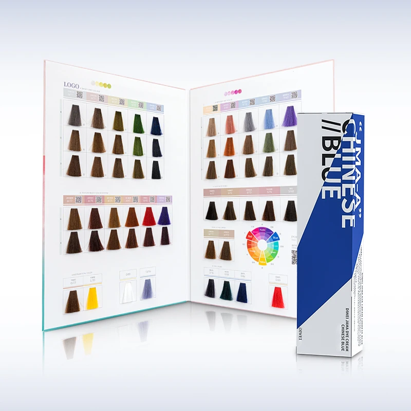 Hair Dye Tint Hair Coloring Cream Chinese Blue Hair Color Cream